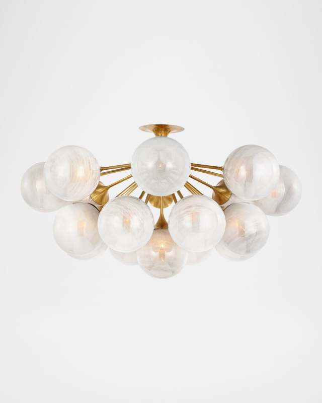Cristol 43" 17-Light Flush Mount by AERIN